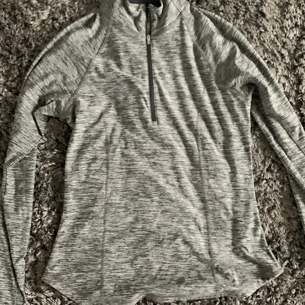 grey athletic jacket